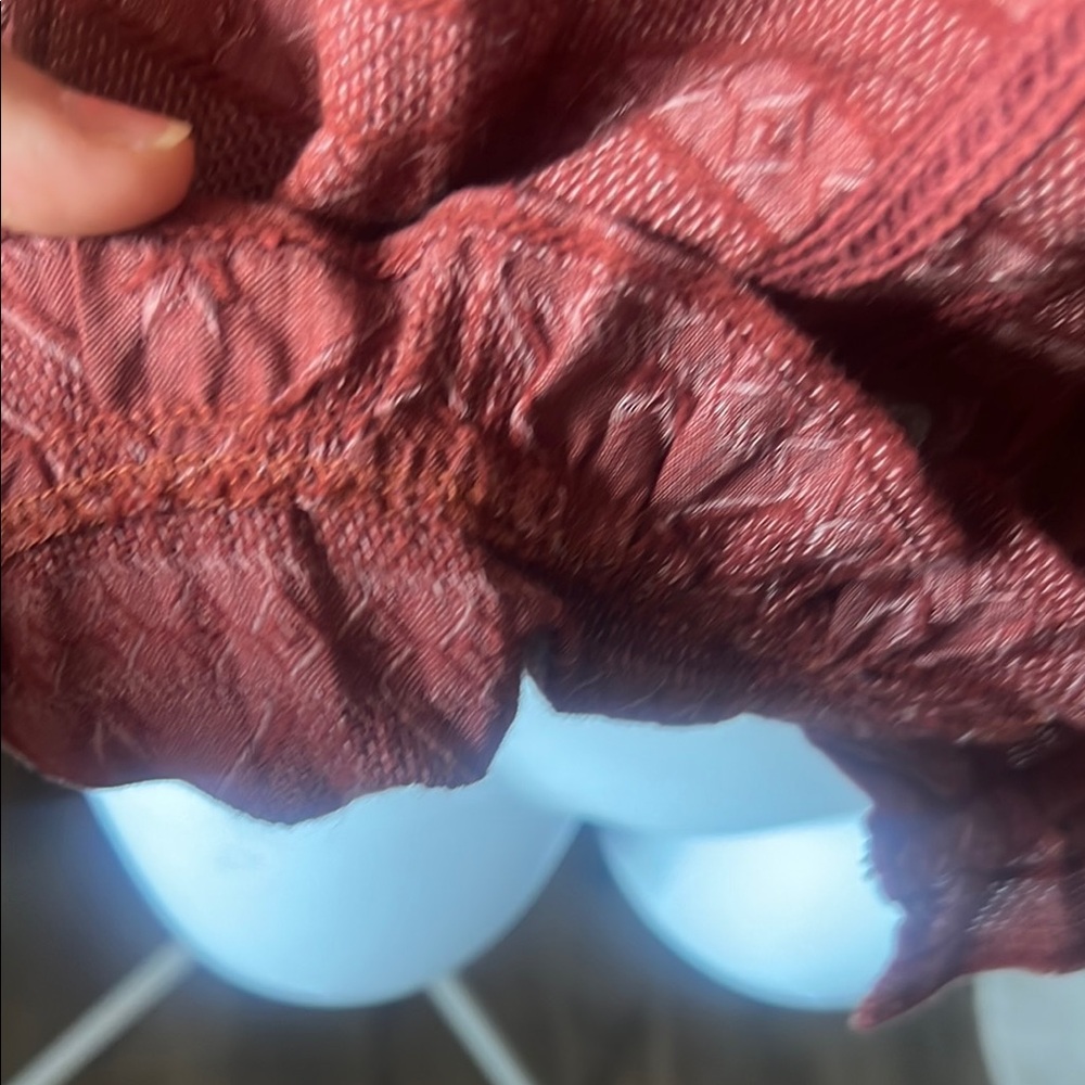 Rust Button-Up Women's Top - Picture 8 of 11